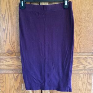 Forever 21 Deep Purple Midi Skirt